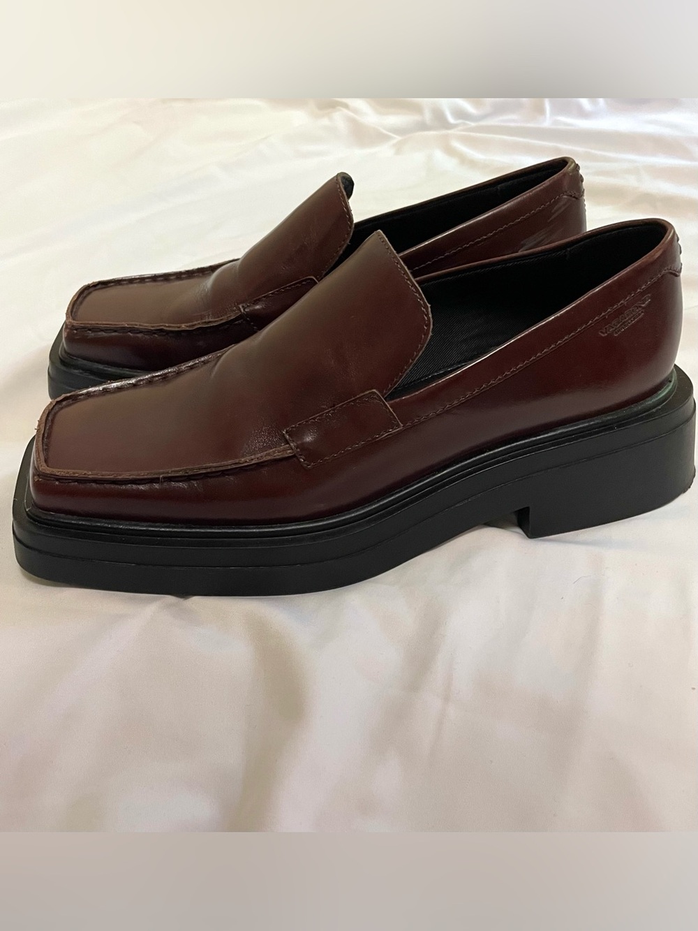 Vagabond Eyra Loafers Burgundy Brown Sz 7-7.5